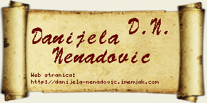 Danijela Nenadović vizit kartica